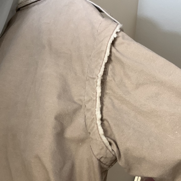 Esprit Spirt Vintage Bomber jacket Sherpa Collar size L RARE FIND - Picture 7 of 9